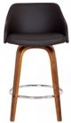 Armen Living Alec Brown Counter Swivel 26" Stool-1