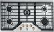 Café™ 36" Stainless Steel Gas Cooktop-0