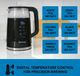 Kenmore® 1.7L Black Double-Walled Glass Electric Kettle-2