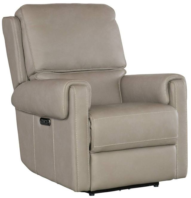 Hooker® Furniture SS Somers Dark Taupe Power Recliner with Power Headrest-0