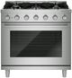 Bosch® 500 Series 36” Stainless Steel Freestanding Dual Fuel Range-0