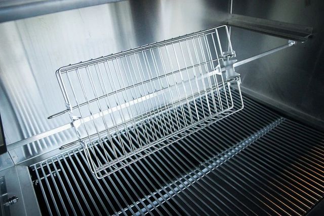 Hasty Bake Stainless Steel Flat Rotisserie Basket-1