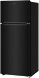 Whirlpool® 28" 17.6 Cu. Ft. Black Top Freezer Refrigerator with Total Coverage Cooling-3