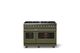 Viking® 5 Series 48" Martini Pro Style Dual Fuel (NG) Range with Brushed Brass Trim-3