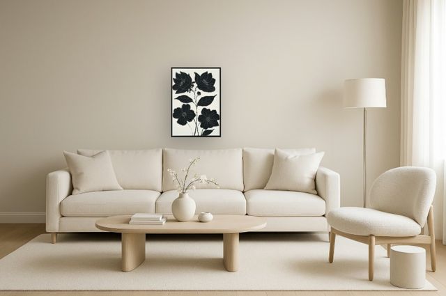 Classy Living Definitive Nocturnal Blooms I Wall Art-1
