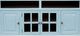 Horizon Home® Miramar Turquoise 65" Console-1