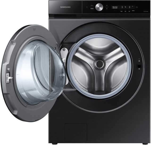 Samsung Bespoke 8700 Series Brushed Black Front Load Laundry Pair-2