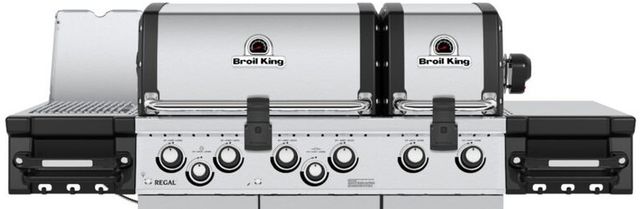 Broil King® Regal S 690 PRO 6-Burner Stainless Steel Freestanding Liquid Propane Grill-2