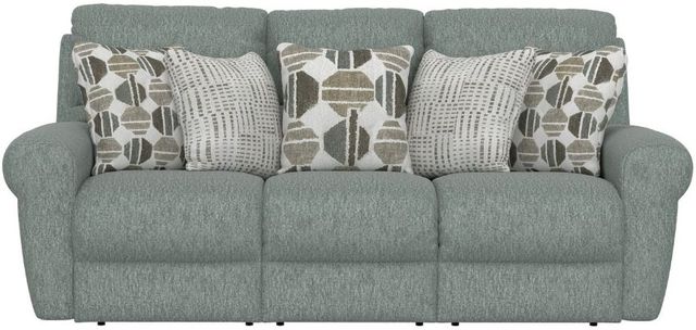 Catnapper® Kellen Woodlands Manual Lay Flat Reclining Sofa-1