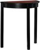 Linon Camden Cherry Console Table with Black Base-0