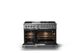 Viking® 5 Series 48" Stainless Steel Pro Style Dual Fuel (NG) Range with Polished Chrome Trim-1