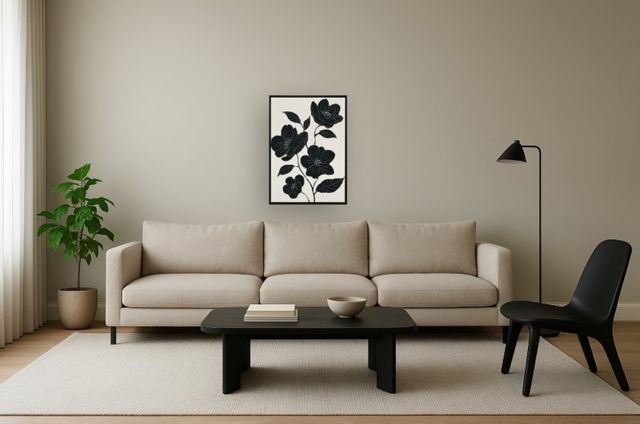 Classy Living Definitive Nocturnal Blooms II Wall Art-1