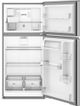 Whirlpool® 30" 19.3 Cu. Ft. Fingerprint Resistant Stainless Steel Top Freezer Refrigerator with Total Coverage Cooling-1