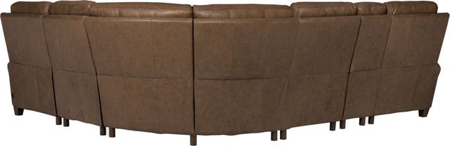 Hooker® Furniture Ready-Made Upholstery Julian 6-Piece Rowe Chocolate Power Reclining Sectional-4