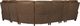 Hooker® Furniture Ready-Made Upholstery Julian 6-Piece Rowe Chocolate Power Reclining Sectional-4