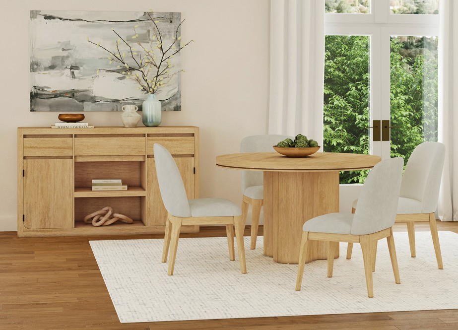 Elements International Rosalie Dining Table - Thumbnail 2