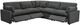 Coaster® Collins 5-Piece Dark Gray Power Reclining Modular Sectional-1