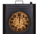 A & B Home Antique Black Iron Oil Gear Clock-1