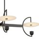 Uttermost® Kyoto Matte Black 4 Light Linear LED Chandelier-5