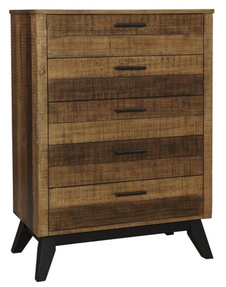 Westwood Design Urban Rustic Brushed Wheat Youth Chest of Drawers-0