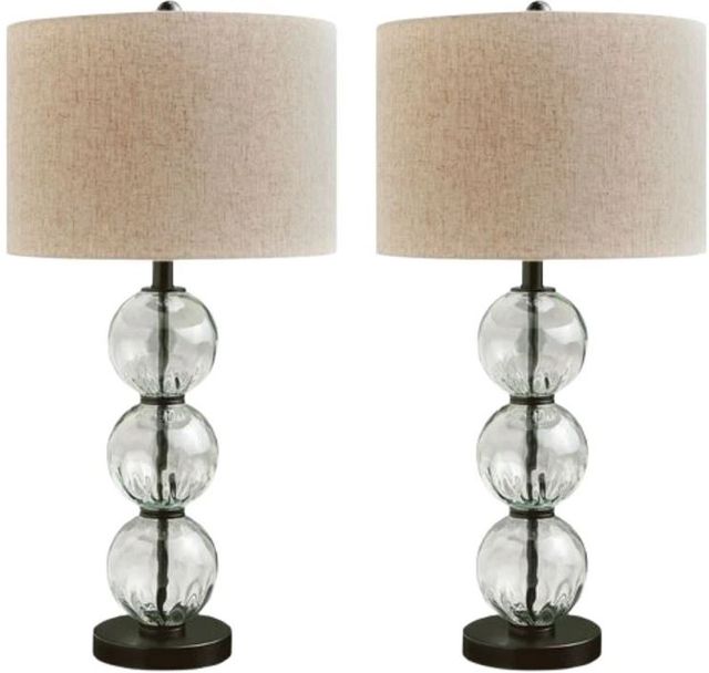 Signature Design by Ashley® Airbal Black/Clear Table Lamp-1