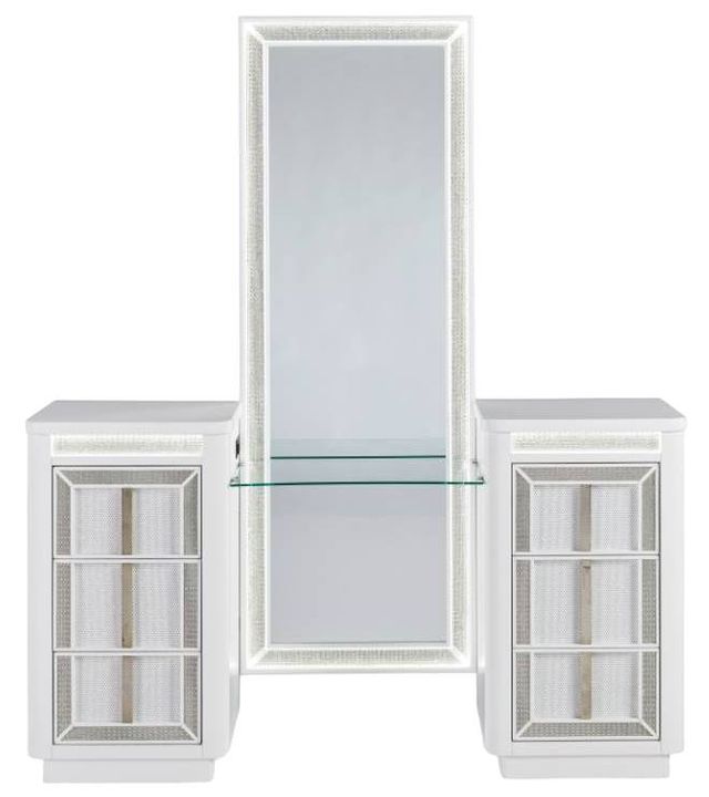 Signature Design by Ashley® Chalanna 2-Piece White Vanity Set with Mirror-1