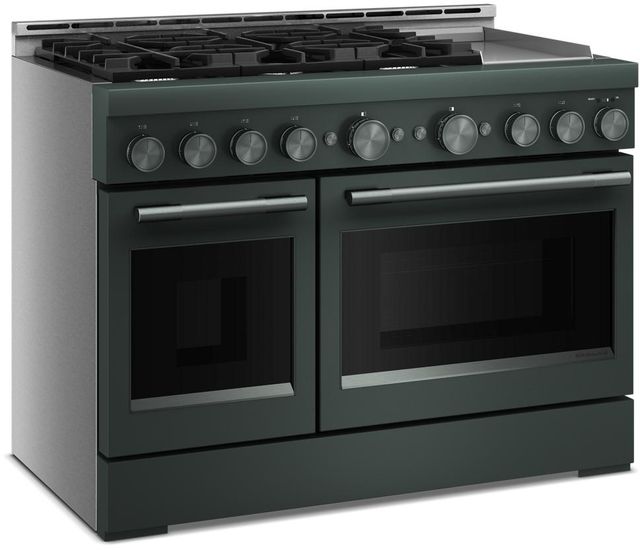 KitchenAid® 48" Juniper 6 Burner Freestanding Pro Style Gas Range with Griddle-2