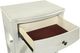 aspenhome® Charlotte Pebble White 1-Drawer Nightstand-1