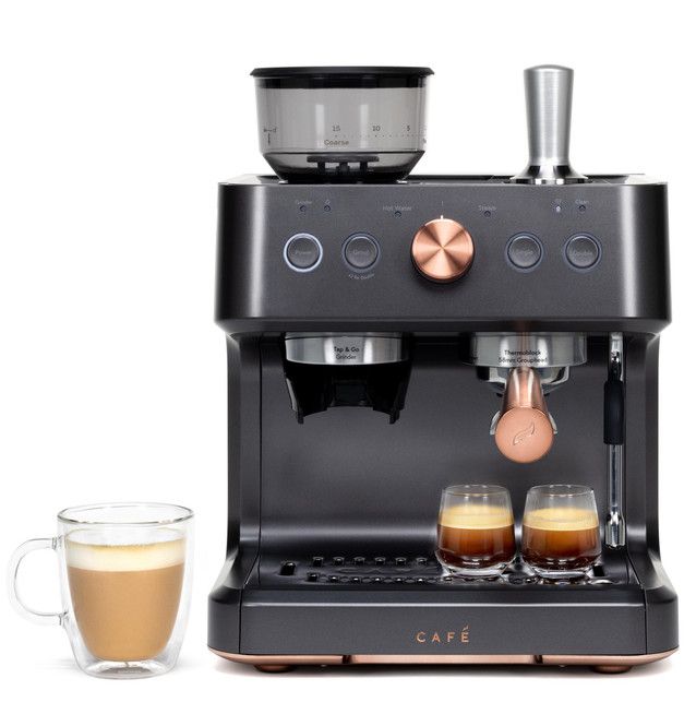 Café™ BELLISSIMO Semi Automatic Espresso Machine + Frother-1
