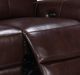 Leather Italia™ Cambria Jonathan Brown Power Reclining Loveseat-2