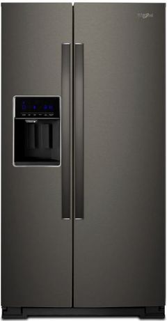 Whirlpool® 36 in. 28.5 Cu. Ft. Black Stainless Steel Side-by-Side Refrigerator