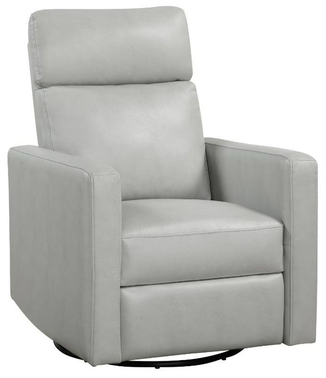 Homelegance® Olathe Smoke Manual Swivel Glider Recliner-0
