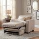 Hooker® Furniture Ready-Made Upholstery Griffin New Page Flax Twin Sleeper Chair-3