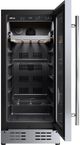 Elica 12" Stainless Steel Freestanding/Built-In Single Zone Beverage Center-3