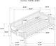 Coaster® Bethany Gray Twin Daybed with Drop-Down Table-4