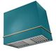 AGA Loge 36" Piccadilly Red Wall Mounted Range Hood with Polished Chrome Trim-0