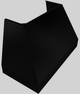 Vent-A-Hood® Designer Series 48" Black Wall Mounted Range Hood-4