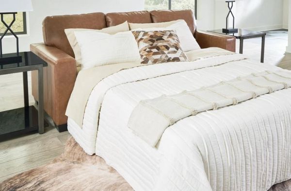 Signature Design by Ashley Bolsena Caramel Queen Sofa Sleeper