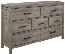 Mazin Furniture Bainbridge Gray Dresser-1