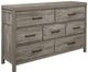 Mazin Furniture Bainbridge Gray Dresser-1