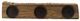 A & B Home Brown/Gray Carved 3-Pillar Candle Holder-4