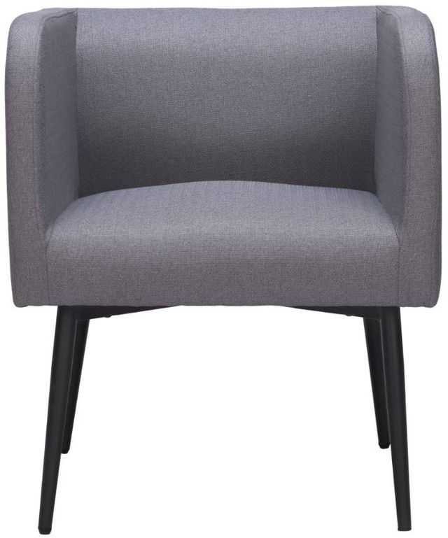 Zuo® Modern Horbat Gray Dining Arm Chair-2