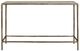 Uttermost® Minerva Antique Brass Marble Top Console Table-2