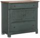 Legacy Classic Vintage Market Barnwood Oak/Mallard Green Accent Chest-0