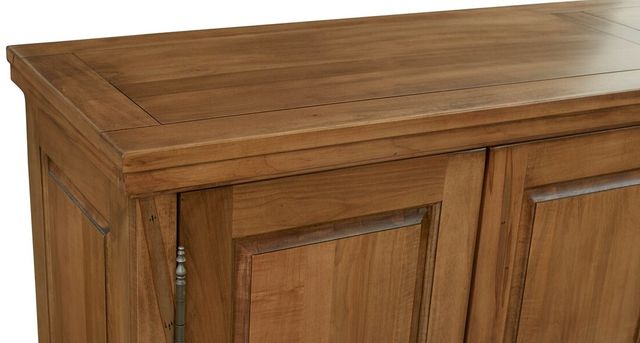 Bassett® Furniture Customizable Benchmade Hawkins Maple Huntboard with Table Leaf Storage-4