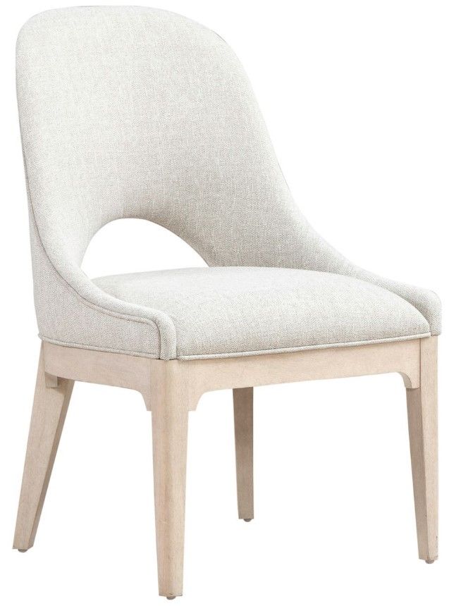 Liberty Furniture South Bend Cloud White/Gravel Upholstered Side Chair-0