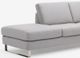 EQ3 Customizable Oskar 2-Piece Left-Arm Facing Sofa Sectional and Backless Chaise with Optional Headrests-2