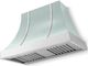 La Cornue CornuFé Cascade 44" Roquefort Mounted Range Hood with Polished Chrome Trim-0