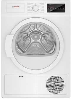 Bosch 300 Series 4.0 Cu. Ft. White Front Load Ventless Electric Dryer