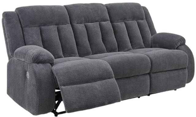 Signature Design by Ashley® Observation Steel Power Reclining Sofa with Drop Down Table-2